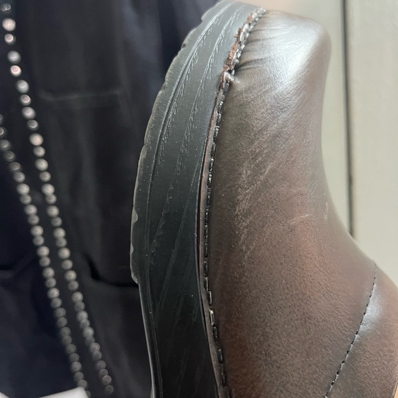 Dansko Classic Brown Leather Slip-On Loafers - Picture 8 of 10